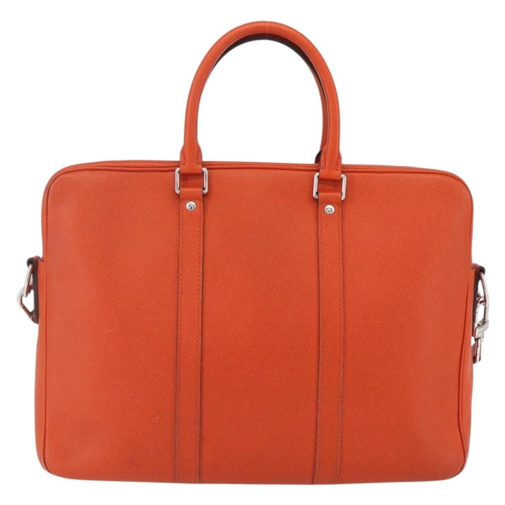 Louis Vuitton Taiga Porte Documents Voyage Business Bag Orange